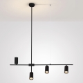 Brilagi - Závesný luster CRANE 4xGU10/30W/230V čierny