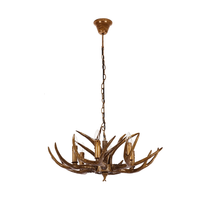 Brilagi - Závesný luster DEER na reťazi 6xE14/10W/230V pr. 70 cm