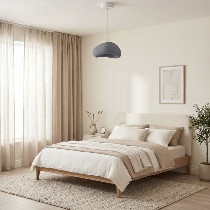 Brilagi - Závesný luster na kábli WABI SABI 1xE27/40W/230V priemer 35 cm sivý