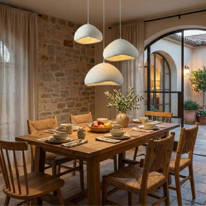 Brilagi - Závesný luster na lane WABI SABI 3xE27/40W/230V pr. 82 cm biely