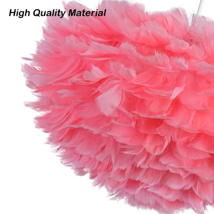 Brilagi - Závesný luster na lankách FEATHER 3xE27/40W/230V priemer 50 cm ružový