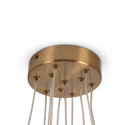 Brilagi - Závesný luster na lankách GLOBE 10xE14/15W/230V biely