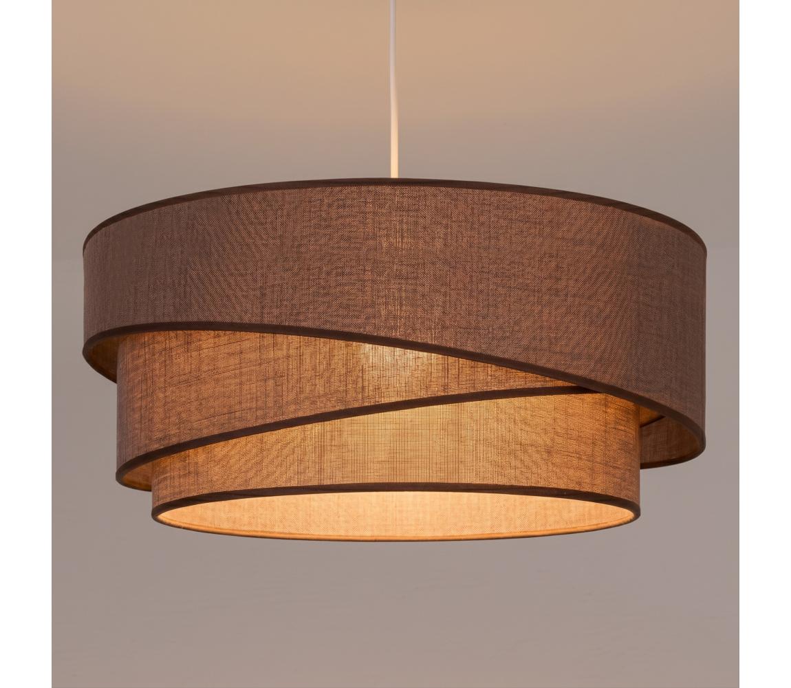 Brilagi - Závesný luster na lanku ARROW 1xE27/60W/230V priemer 45 cm, hnedý 8590828052845