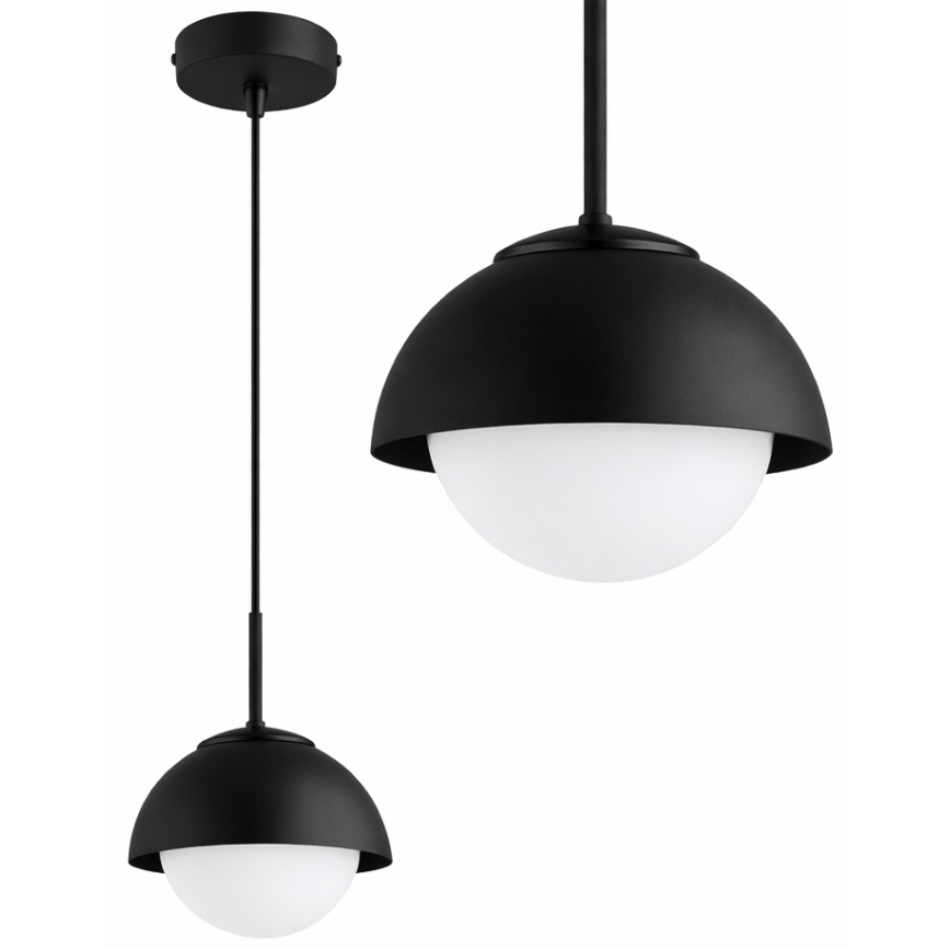 BRILAGI - Závesný luster na lanku COSMO 1xE27/60W/230V pr. 18 cm čierna