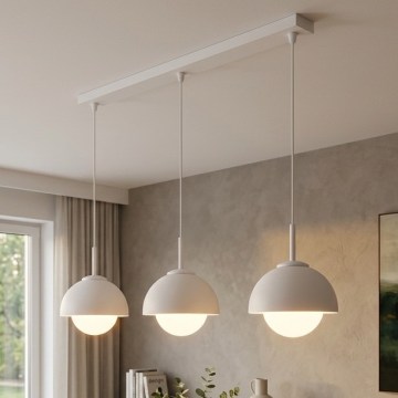 BRILAGI - Závesný luster na lanku COSMO 3xE27/60W/230V biela/zlatá