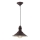 Brilagi - Závesný luster na lanku FORGE 1xE27/60W/230V pr. 22 cm hnedý