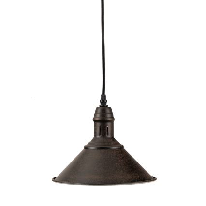 BRILAGI - Závesný luster na lanku FORGE 1xE27/60W/230V pr. 22 cm hnedý