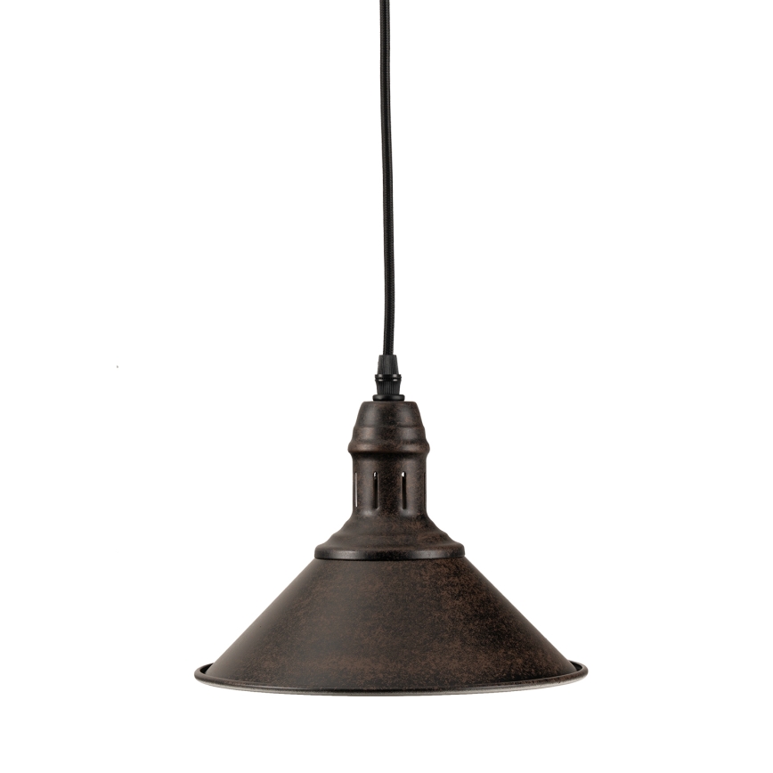 BRILAGI - Závesný luster na lanku FORGE 1xE27/60W/230V pr. 22 cm hnedý