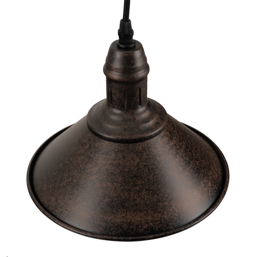 BRILAGI - Závesný luster na lanku FORGE 1xE27/60W/230V pr. 22 cm hnedý