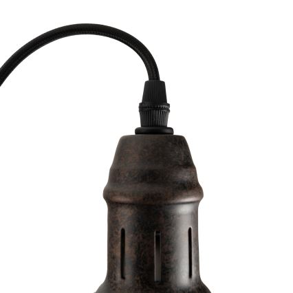 BRILAGI - Závesný luster na lanku FORGE 1xE27/60W/230V pr. 22 cm hnedý