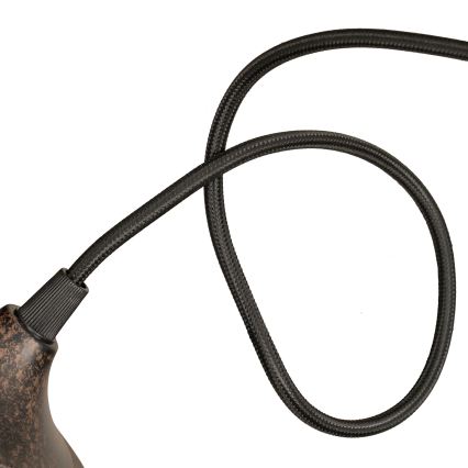 BRILAGI - Závesný luster na lanku FORGE 1xE27/60W/230V pr. 22 cm hnedý