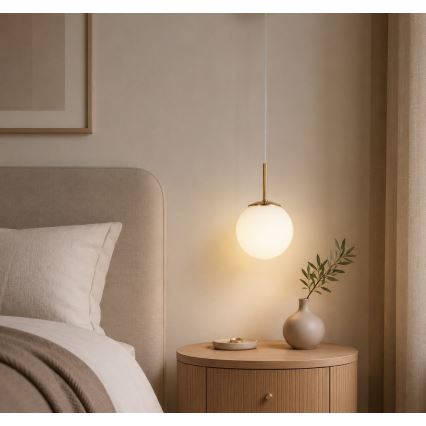 Brilagi - Závesný luster na lanku MILO 1xE27/60W/230V zlatý