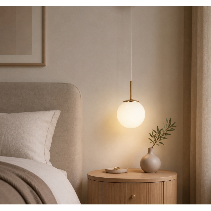 Brilagi - Závesný luster na lanku MILO 1xE27/60W/230V zlatý