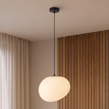 BRILAGI - Závesný luster na lanku PEBBLES 1xE27/40W/230V pr. 30 cm čierna