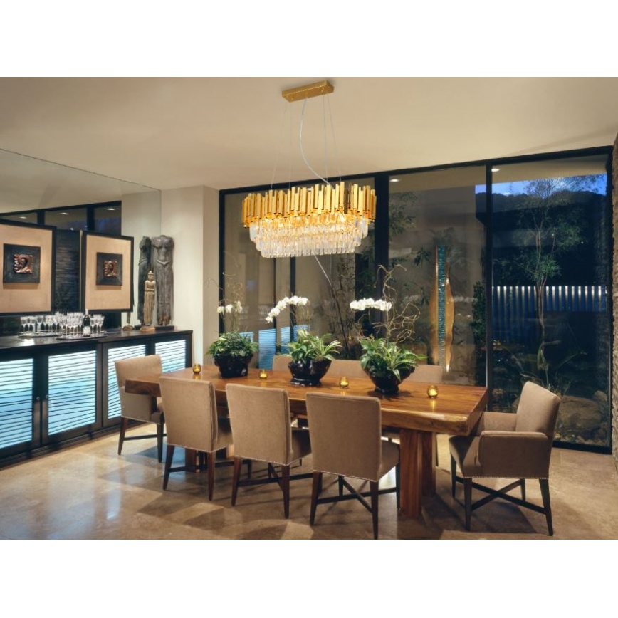 Brilagi - Závesný luster na lanku PLAZA 10xE14/40W/230V