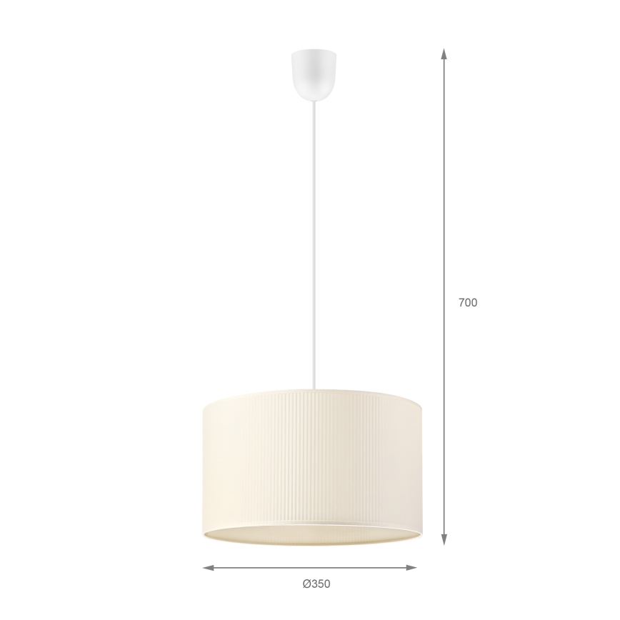 Brilagi - Závesný luster na lanku SIRIJA MODERN 1xE27/60W/230V pr. 35 cm krémový