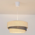 Brilagi - Závesný luster na lanku TRIO 1xE27/60W/230V pr. 40 cm krémová/sivá