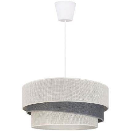 Brilagi - Závesný luster na lanku TRIO 1xE27/60W/230V pr. 40 cm krémová/sivá
