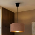 Brilagi - Závesný luster na lanku VELVET 1xE27/60W/230V priemer 40 cm béžová/zlatá