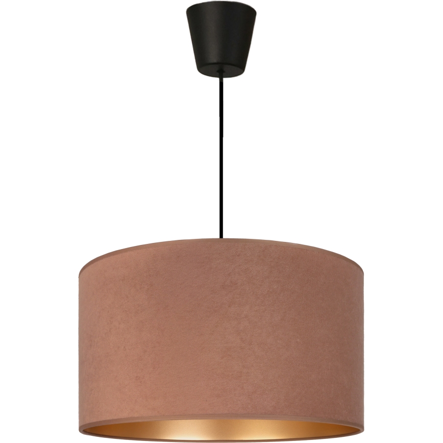 Brilagi - Závesný luster na lanku VELVET 1xE27/60W/230V priemer 40 cm béžová/zlatá
