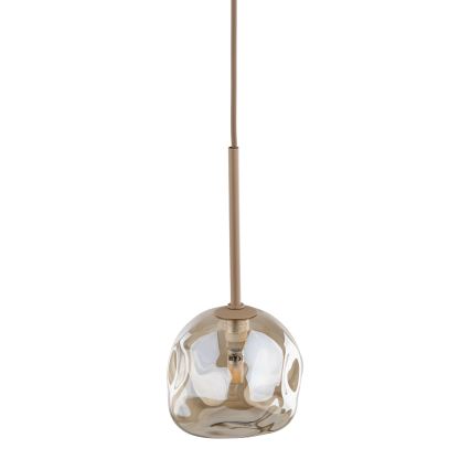 Brilagi - Závesný luster na lanku VULCANO 1xG9/8W/230V, priemer 15 cm, béžová/dýmovo béžová