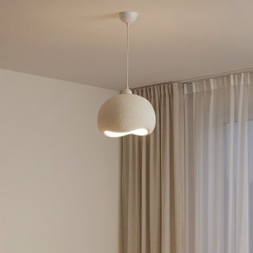 Brilagi - Závesný luster na lanku WABI SABI 1xE27/40W/230V pr. 34 cm biely