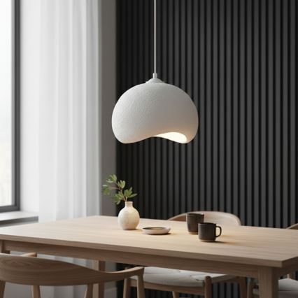 Brilagi - Závesný luster na lanku WABI SABI 1xE27/40W/230V pr. 34 cm biely