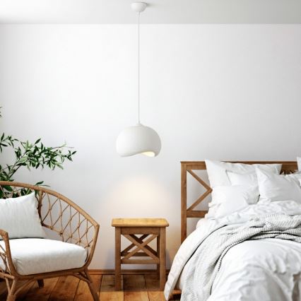 Brilagi - Závesný luster na lanku WABI SABI 1xE27/40W/230V pr. 34 cm biely