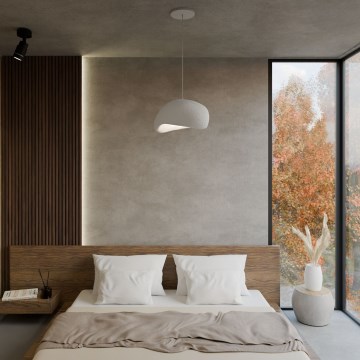 Brilagi - Závesný luster na lanku WABI SABI 1xE27/40W/230V pr. 35 cm biely