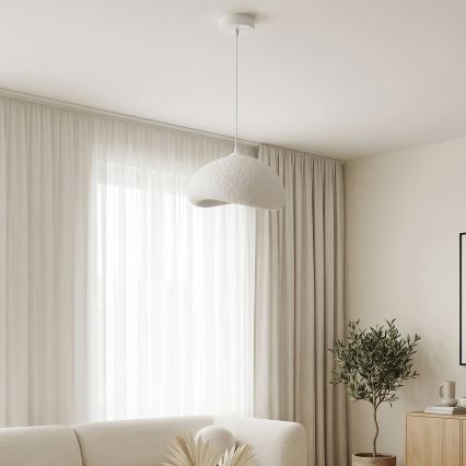 Brilagi - Závesný luster na lanku WABI SABI 1xE27/40W/230V pr. 35 cm biely