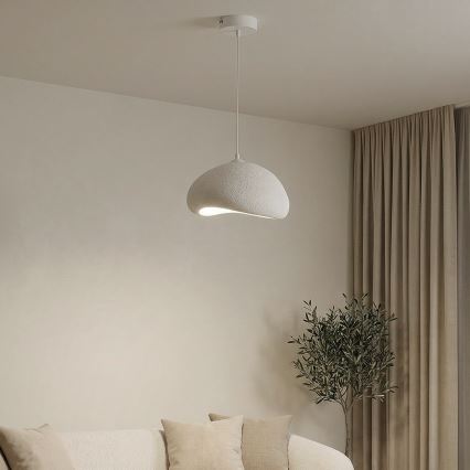 Brilagi - Závesný luster na lanku WABI SABI 1xE27/40W/230V pr. 35 cm biely