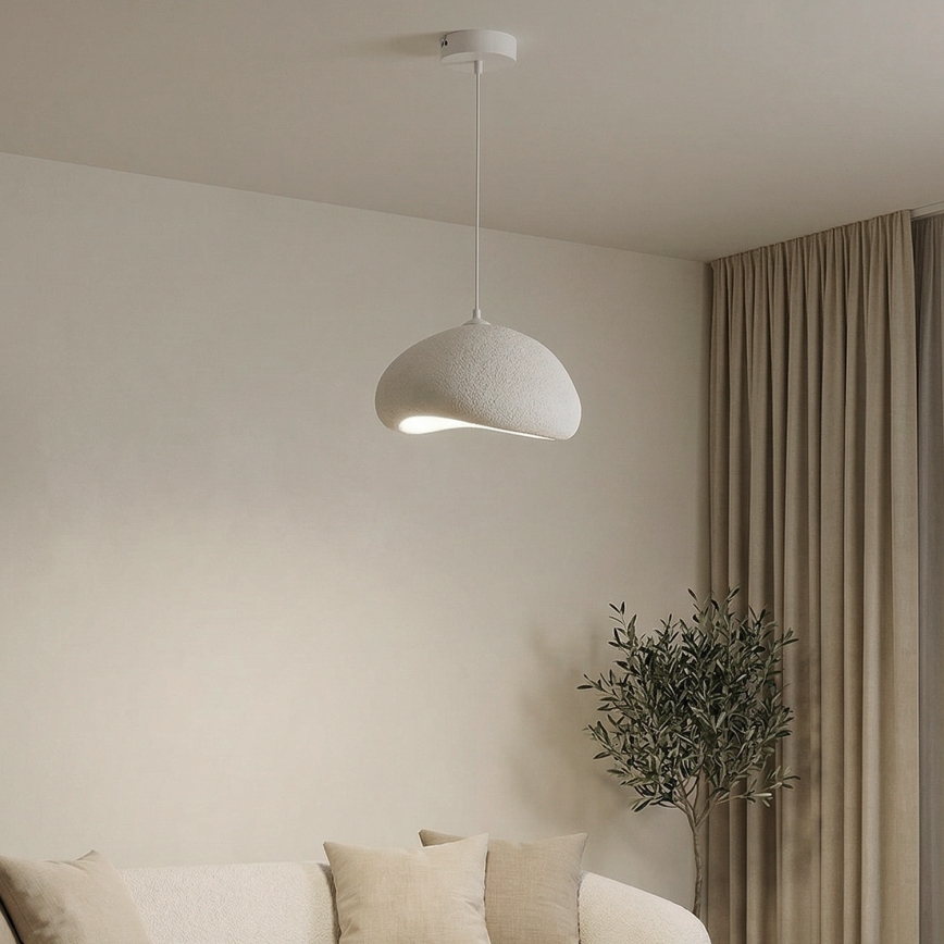 Brilagi - Závesný luster na lanku WABI SABI 1xE27/40W/230V pr. 35 cm biely