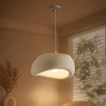 BRILAGI - Závesný luster na lanku WABI SABI 1xE27/60W/230V pr. 40 cm biela