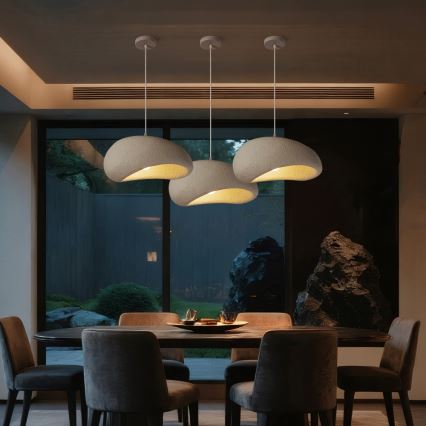 BRILAGI - Závesný luster na lanku WABI SABI 1xE27/60W/230V pr. 40 cm biela