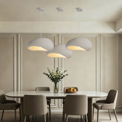 BRILAGI - Závesný luster na lanku WABI SABI 1xE27/60W/230V pr. 40 cm biela