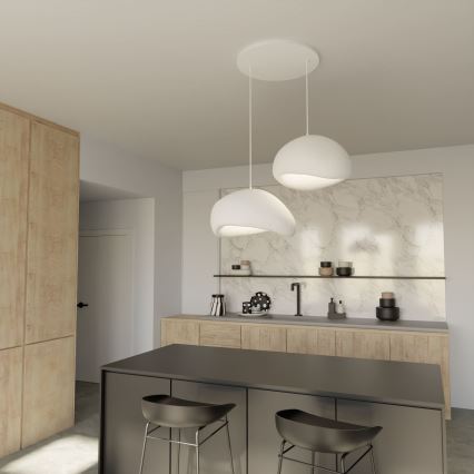 Brilagi - Závesný luster na lanku WABI SABI 2xE27/40W/230V pr. 60 cm biela