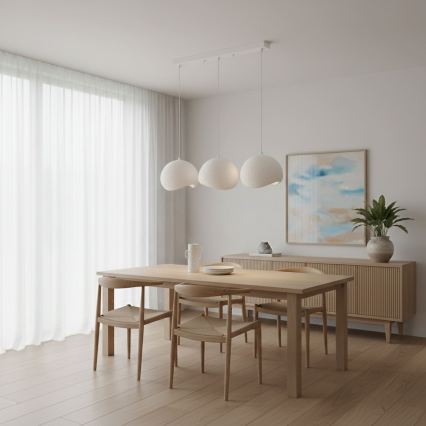 Brilagi - Závesný luster na lanku WABI SABI 3xE27/40W/230V biela