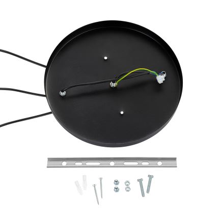 Brilagi - Závesný luster na lanku WABI SABI 3xE27/40W/230V priemer 60 cm čierna