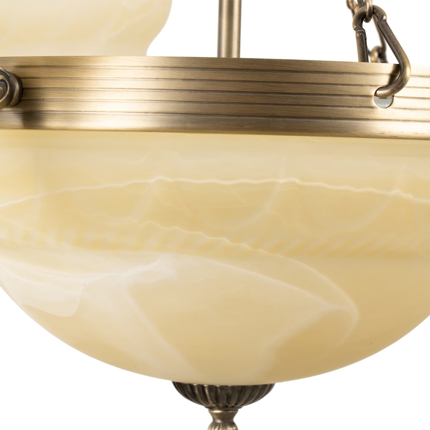 BRILAGI - Závesný luster na reťazi DAHLIA 6xE27/40W/230V pr. 74 cm mosadz