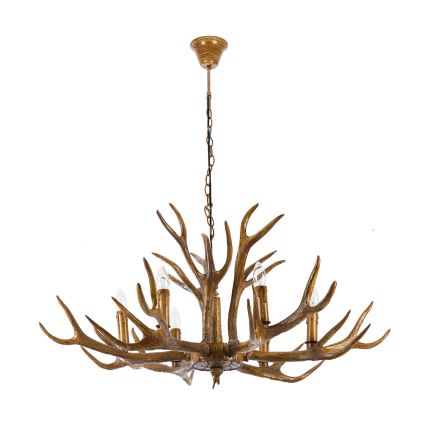 Brilagi - Závesný luster na reťazi DEER, 6×E14, 10 W, 230 V, Ø 102 cm
