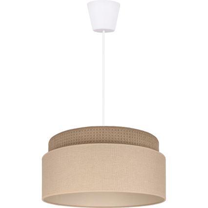 Brilagi - Závesný luster PADOVA na lanku 1xE27/60W/230V pr. 40 cm béžový