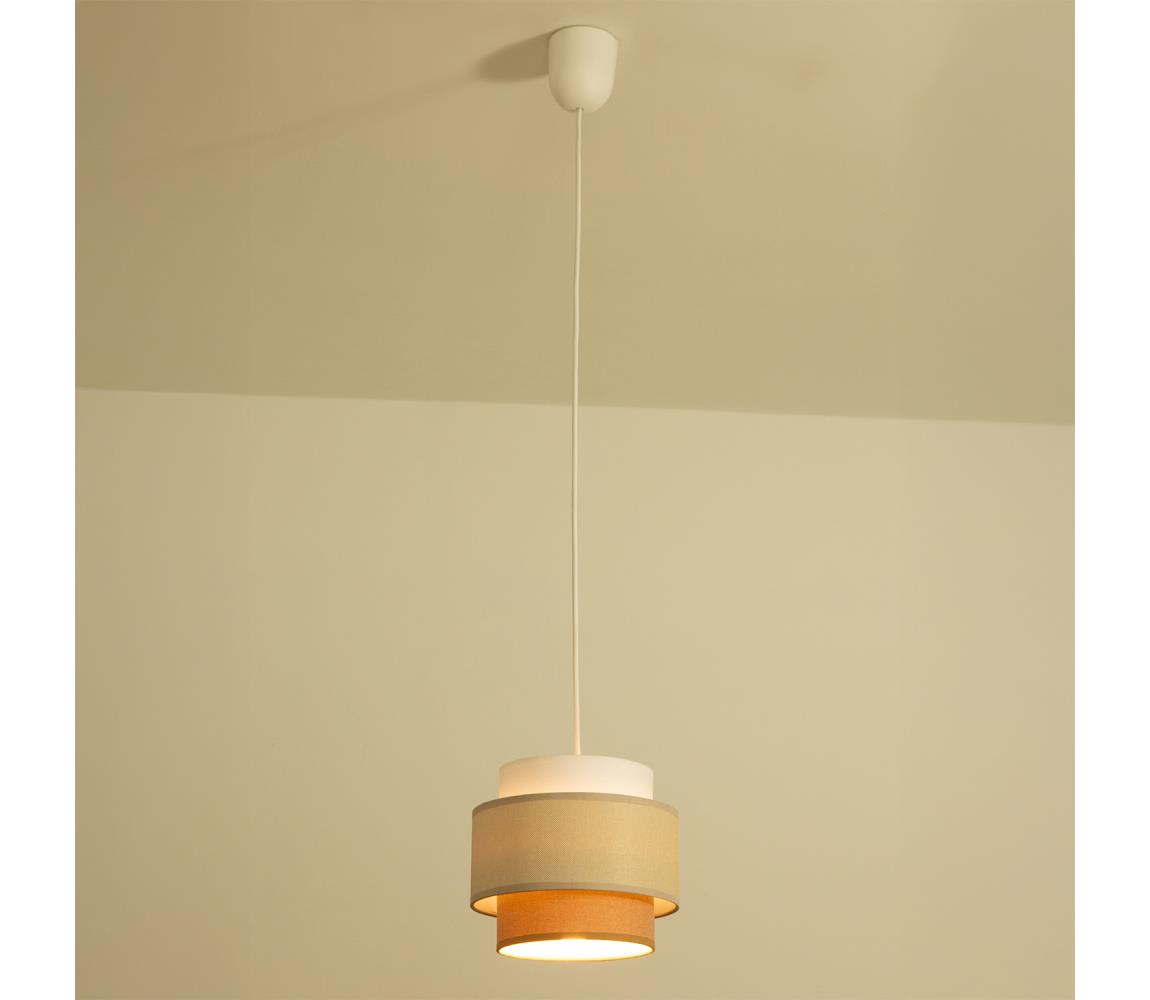 Brilagi - Závesný luster RESNA 1xE27/60W/230V, priemer 20 cm, krémová/béžová H0396