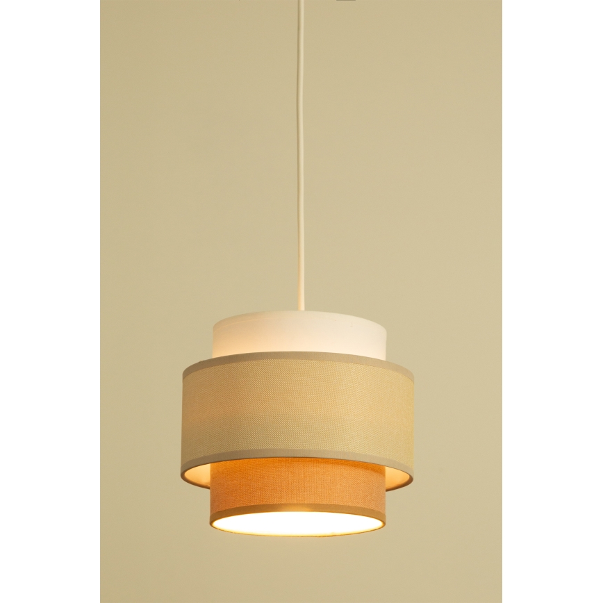 Brilagi - Závesný luster RESNA 1xE27/60W/230V, priemer 20 cm, krémová/béžová