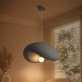 BRILAGI - Závesný luster s lankom WABI SABI 1xE27/60W/230V, priemer 40 cm, šedý