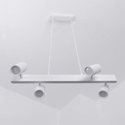 BRILAGI - Závesný luster SELE na lanku 4xGU10/30W/230V biely