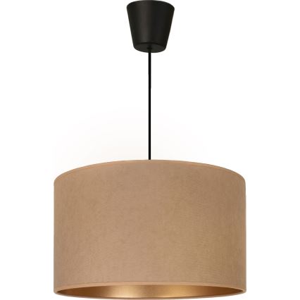 Brilagi - Závesný luster VELVET 1xE27/60W/230V Ø 40 cm béžová/zlatá
