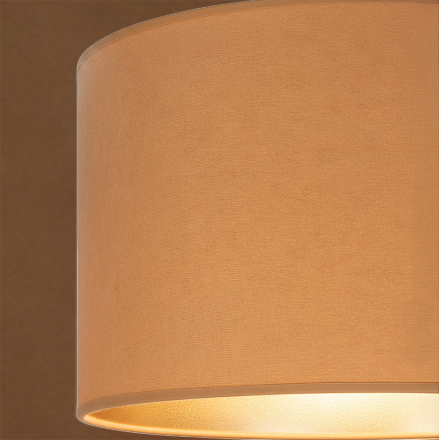 Brilagi - Závesný luster VELVET 1xE27/60W/230V Ø 40 cm béžová/zlatá