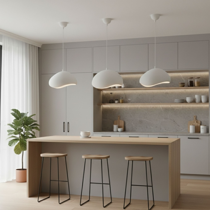 Brilagi - Závesný luster WABI SABI 1xE27/40W/230V pr. 32 cm biela