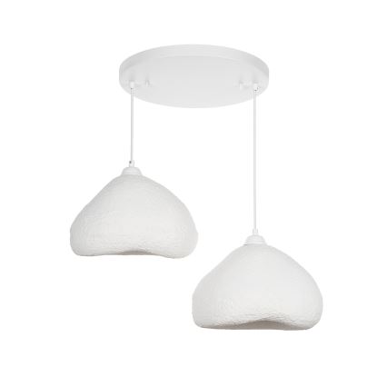 Brilagi - Závesný luster WABI SABI na lankách, 2xE27/40W/230V, priemer 45 cm, biela