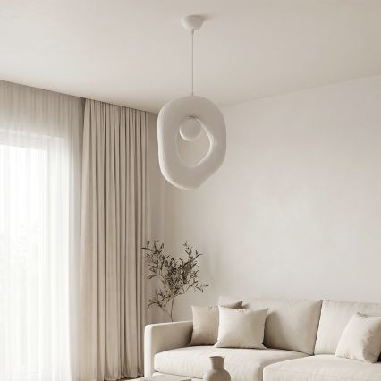 Brilagi - Závesný luster WABI SABI na lanku 1xG9/8W/230V, biely